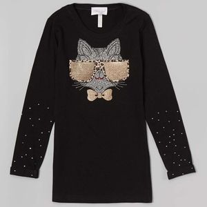 New- Girls & Kids L/S T shirt - Cool Cat
